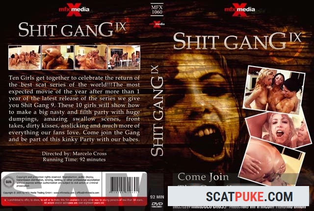 Diana, Bel, Perla, Cristina, Victoria, Raquel, Milly, Ravana, Iris, Darla - MFX-1060 Shit Gang 9 - DVDRip  [356 MB]