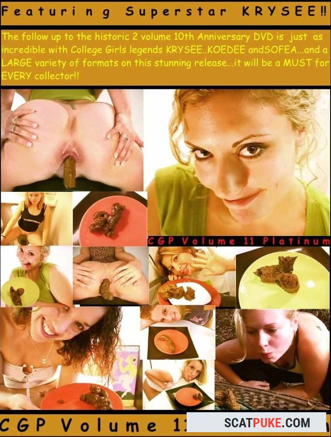 Paige, Koedee, Sofea, Annah, Mercedes, Mycah - College Girls Pooping 11 - DVDRip  [700 MB]