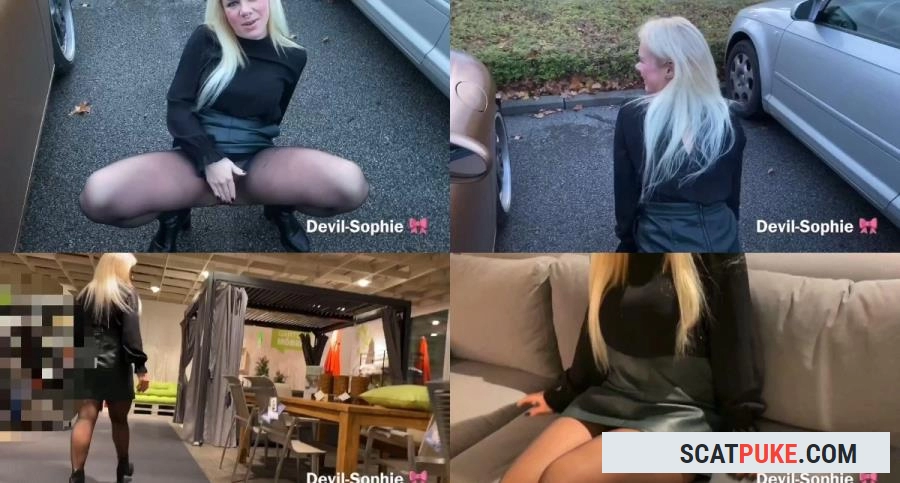 Devil Sophie - First piss and then pissed off - to the store - even the seller was very excited - HD 720p  [133.18 MB]