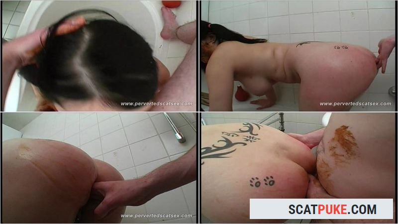 HotDirtyIvone - PERVERTEDSCATSEX BROWN BLOW-JOB SHIT - HD 720p  [256 MB]