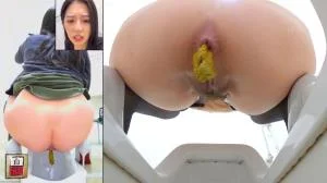 Self filmed defecation videos with live commentary and a camera placed directly under the anus Part 2 - FullHD 1080p [1.10 GB]