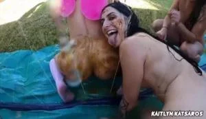 Kaitlyn Katsaros, Miss Demeanor, Keira Croft, Catalina Ossa, Natalie Brooks, Isabel Moon, Lucy Sunflower, Raven Maddoxx, and Raven Vice - 9 Girl Scat Orgy - HD 720p [1.8 GB]