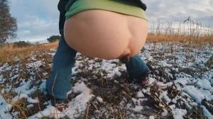 First Snow - HD 720p [Mia Skye aka MiaRoxxx  
] Dirty Anal, Pooping 