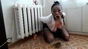 Scat Tied Up Extreme Swallow - FullHD 1080p [Lina  
] Shit, Poop