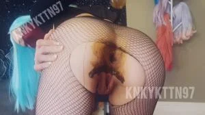 Wide Open Ass - HD 720p [KnkyKttn97] Solo, Masturbation