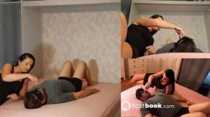 Meinem Nachbarn ins Maul geschissen - HD 720p [Mistress Luciana] Germany, Scat
