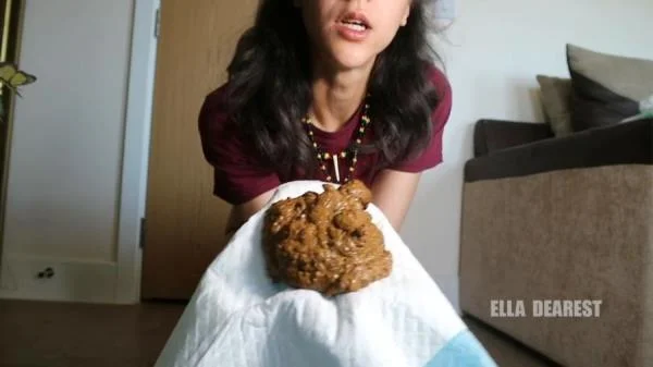 Latte Makes Me Poop - HD 720p [Ella Dearest aka Efro Ella] Solo, Defecation