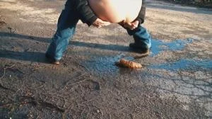 German Countryside Poop - HD 720p [Mia Skye aka MiaRoxxx] Germany, Dirty Anal