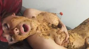 Playing With My Boyfriends Sexy Naked Girl Giant Poo [HD 720p] Solo, Masturbation