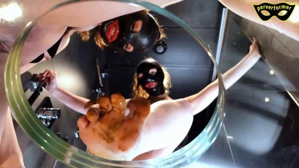 Shit Pressed Into Your Mouth With Our Dirty Feet [FullHD 1080p] Germany, Femdom