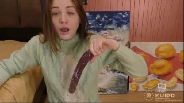 Adorable Vomit and popping sexy russian girl barfs [HD 720p] Dildo, Teen