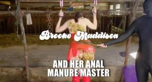 Brooke Maddison And Her Anal Manure Shit Master [HD 720p] Latex, Anal