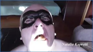 Full Toilet For Urine, Shit, Vomit And Snot [HD 720p]  Natalia Kapretti